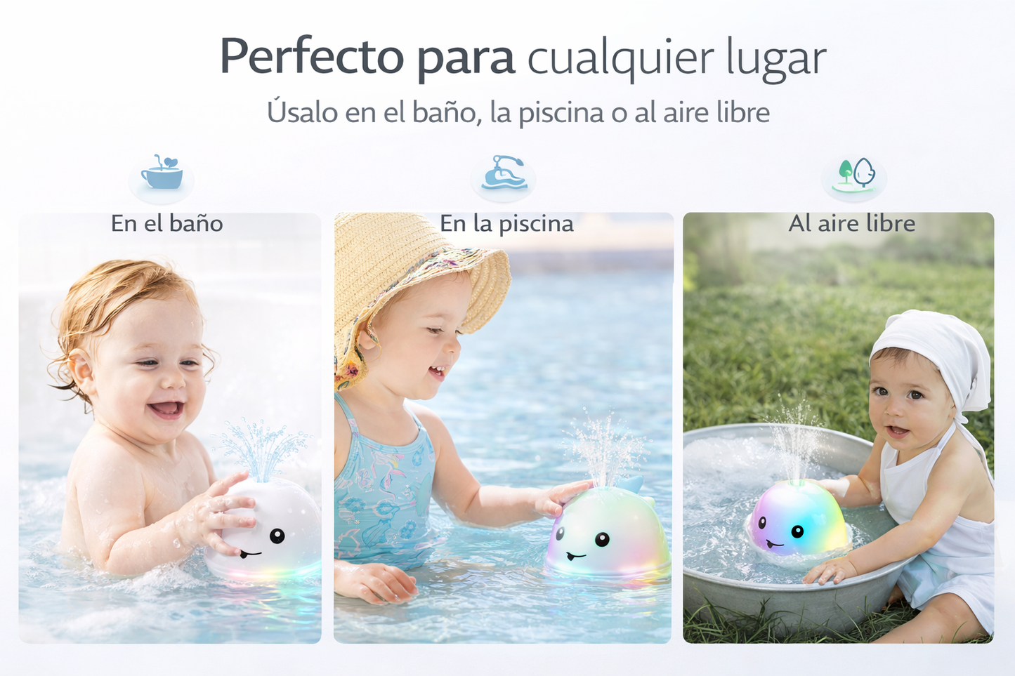 Juguetes de baño para bebés